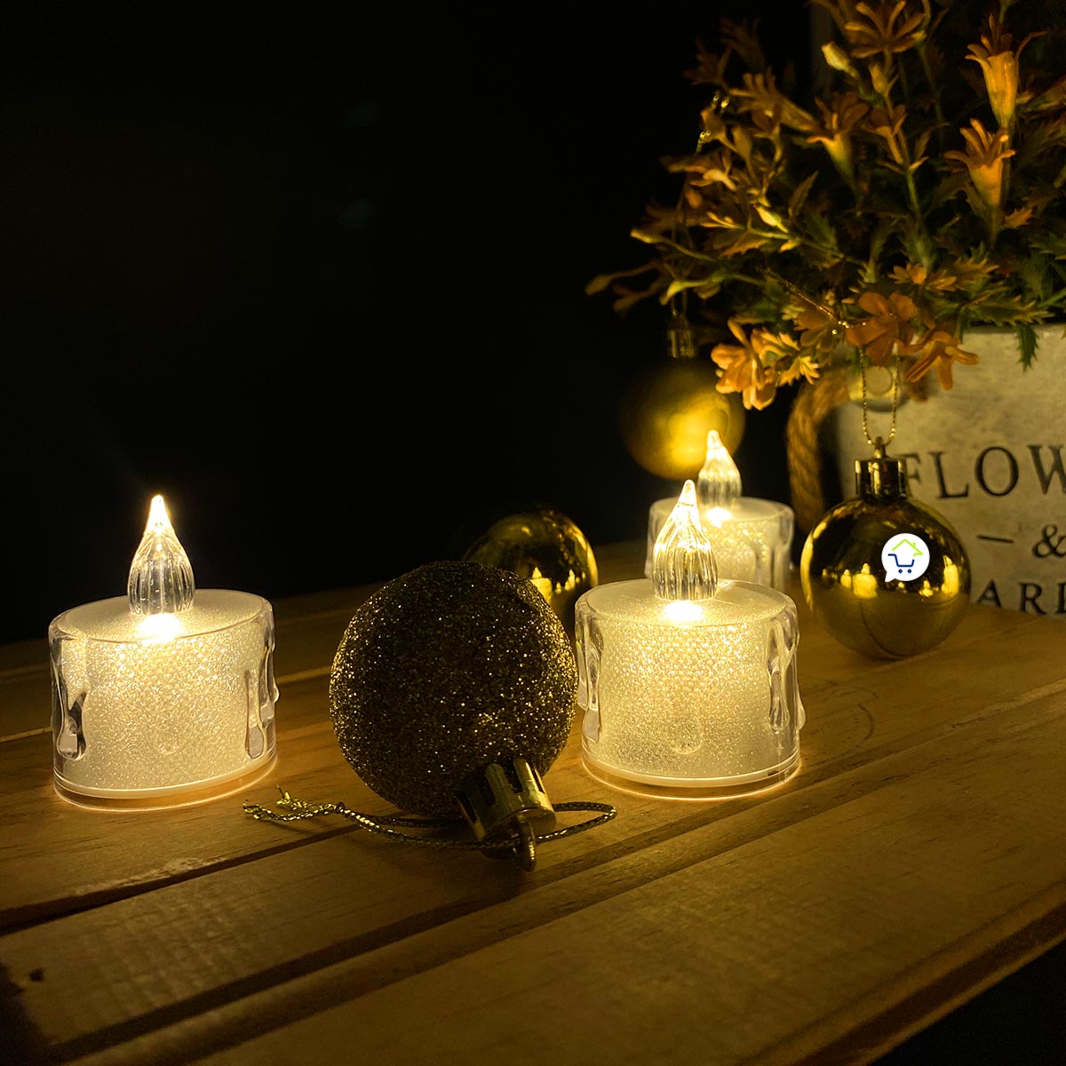 Velas Led Efecto Cristal SLT20501