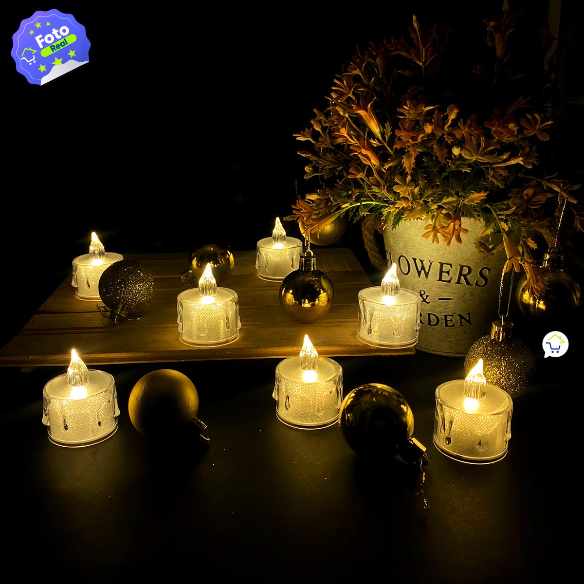 Velas Led Efecto Cristal SLT20501