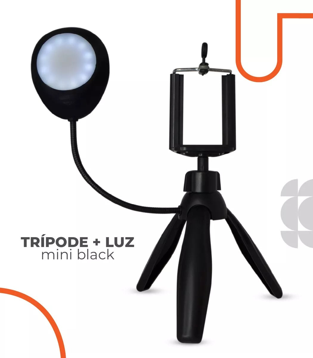 TRIPODE CON LUZ FLEXIBLE