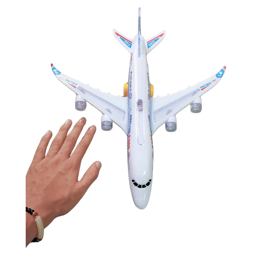 Avión de Juguete con Luces y Sonidos
