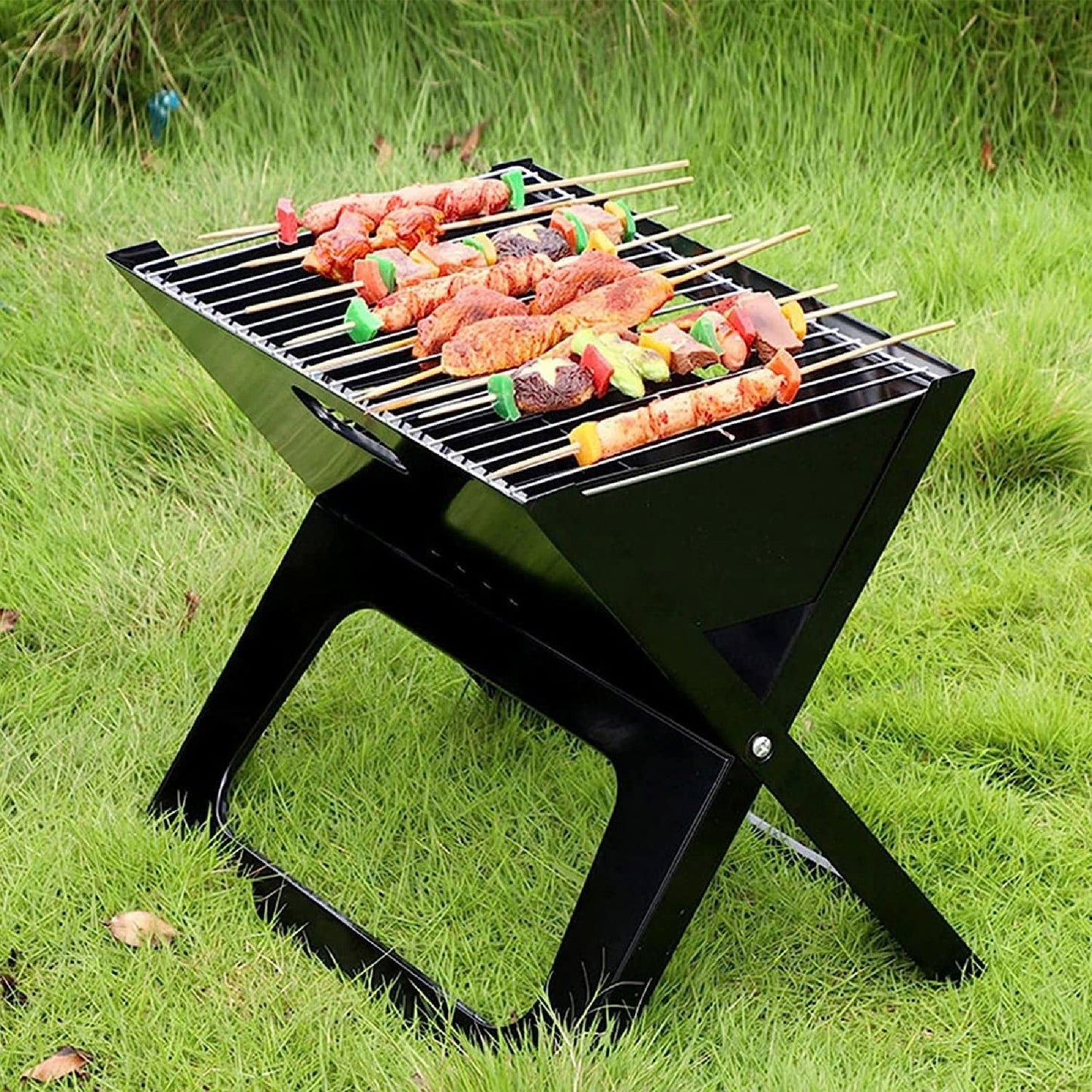Asador Parrilla Grande Plegable 48x30cm
