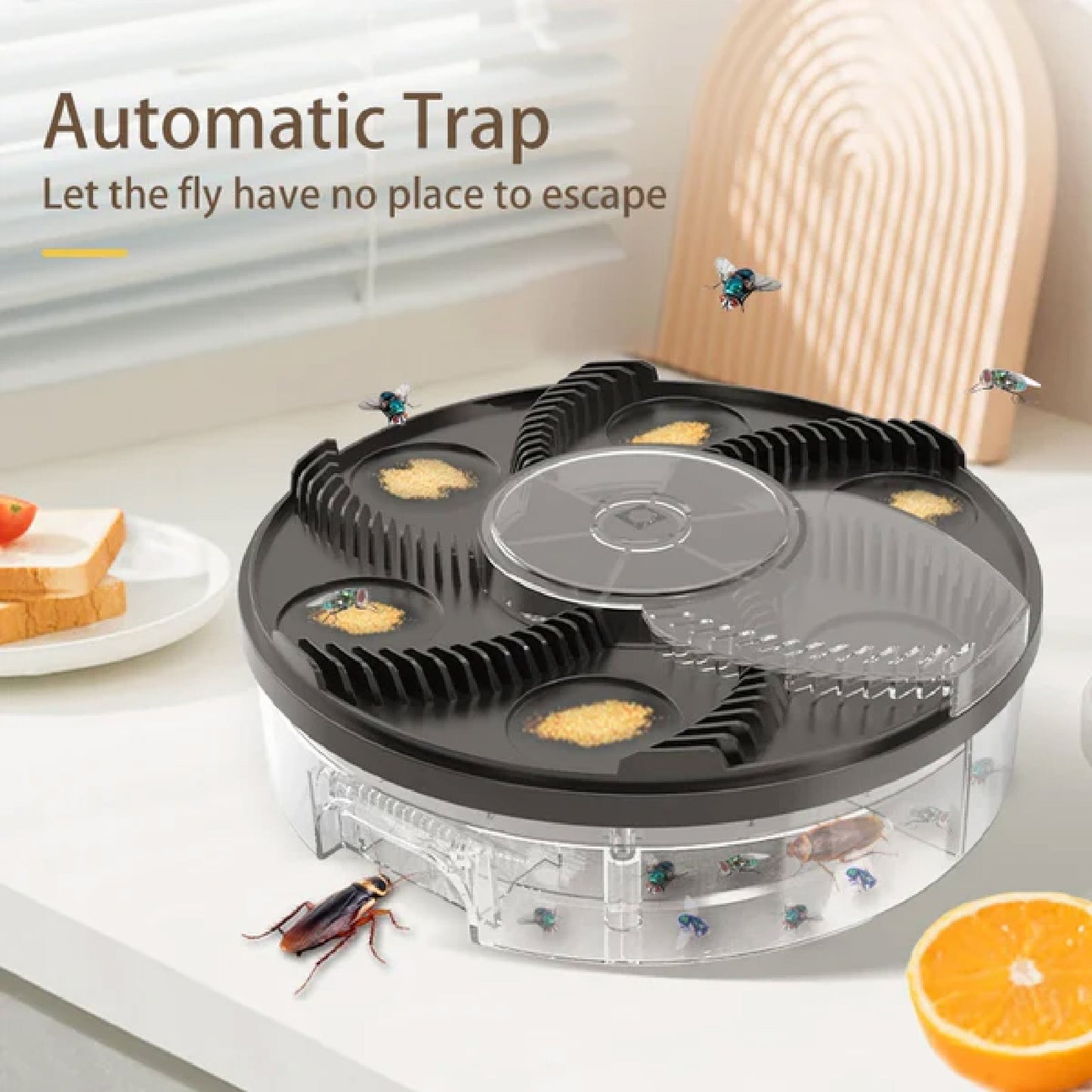 Atrapa Moscas Cucarachas Automatico USB