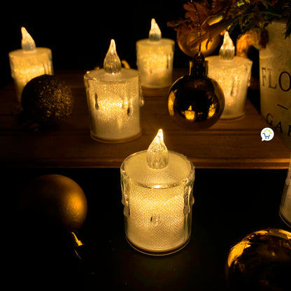 Velas Led Efecto Cristal SLT20501