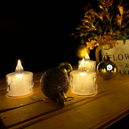 Velas Led Efecto Cristal SLT20501