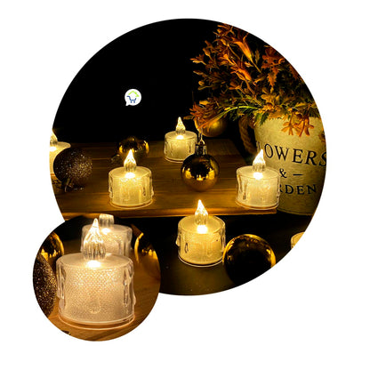 Velas Led Efecto Cristal SLT20501
