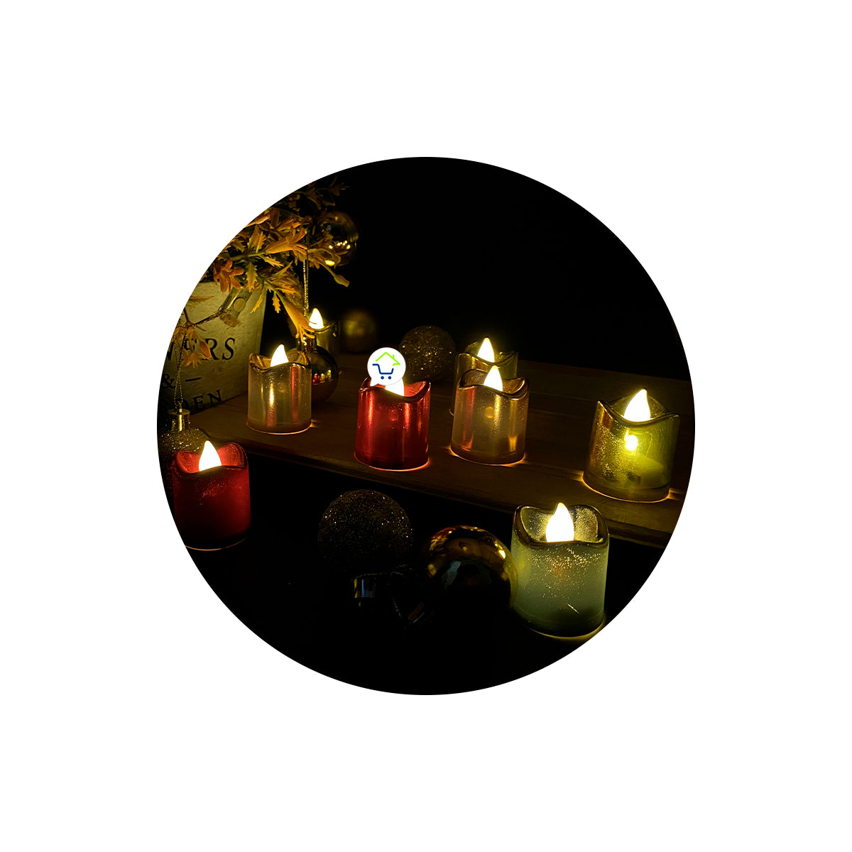 Velas LED X24 Colores Perlados 2049