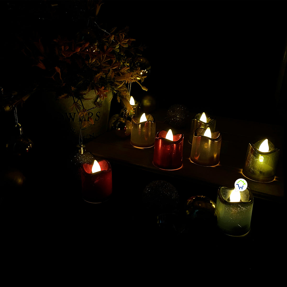 Velas LED X24 Colores Perlados 2049