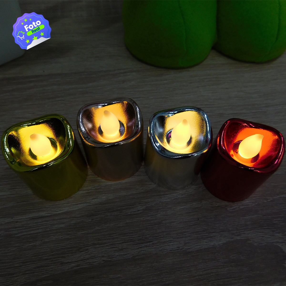 Velas LED X24 Colores Perlados 2049