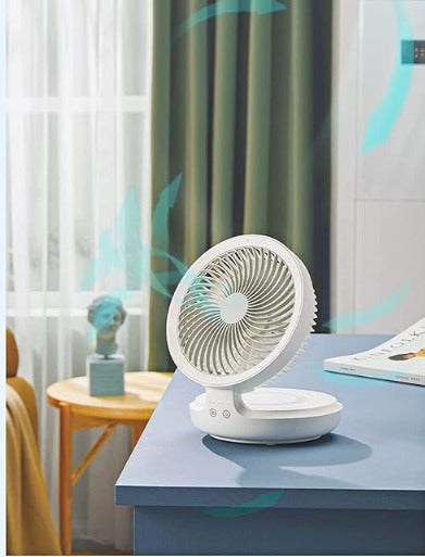Ventilador portátil USB con luz