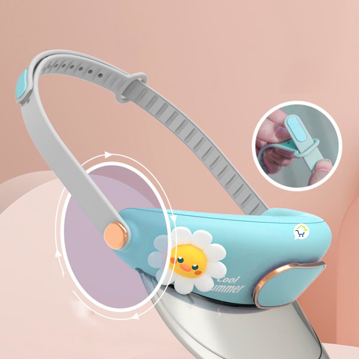 Visera Infantil + Ventilador JPC-A06