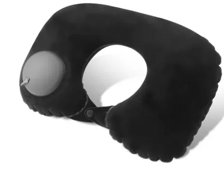 Almohada de viaje inflable