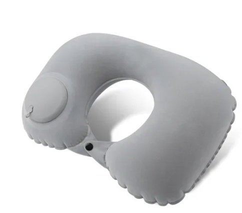Almohada de viaje inflable