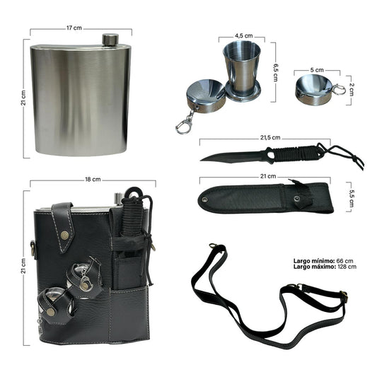 Whiskera 48 OZ Copas y Cuchillo MR-21