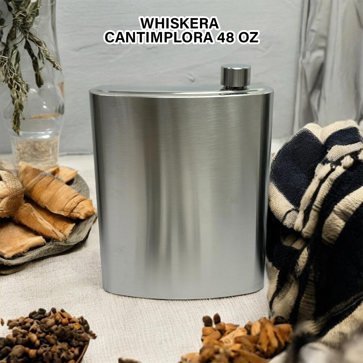 Whiskera 48 OZ Copas y Cuchillo MR-21