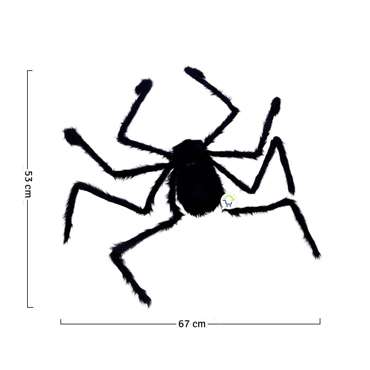 Araña Peluda Gigante Realista OF-731