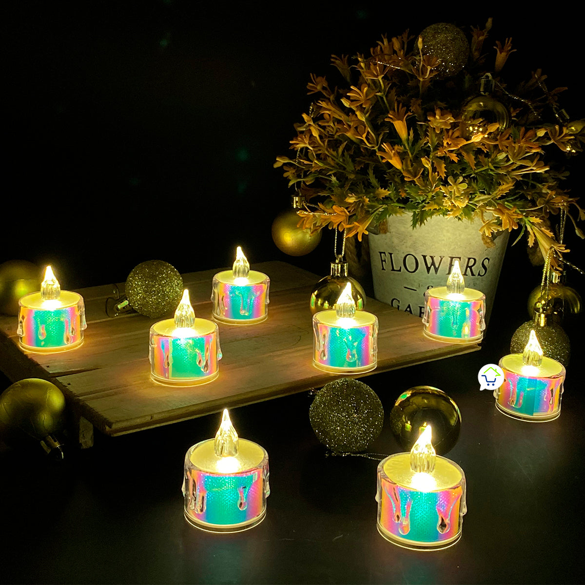 Velas LED Pequeñas Navidad