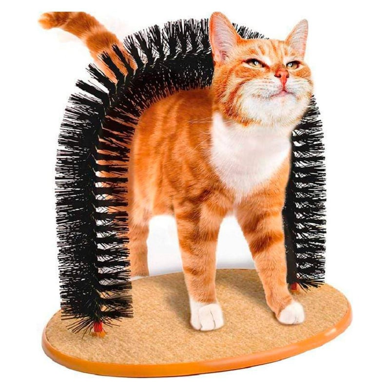 Arco Masajeador y Rascador Para Gatos