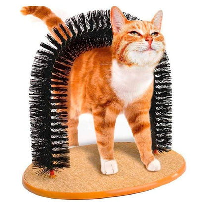 Arco Masajeador y Rascador Para Gatos