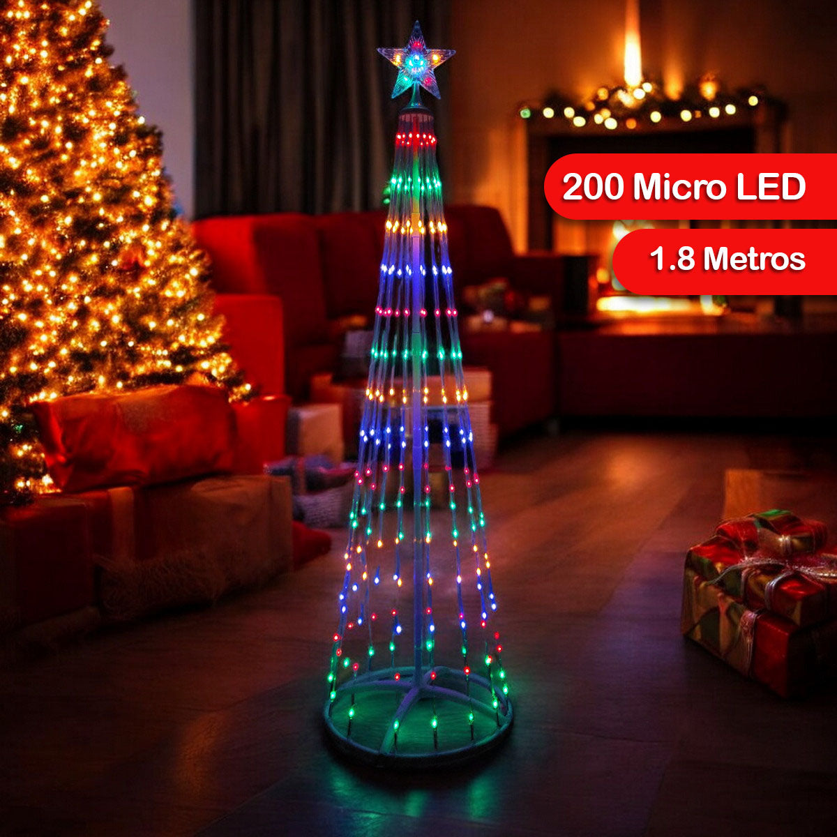 Arbol De Tiras Micro LED 1.8 M 200L 1622