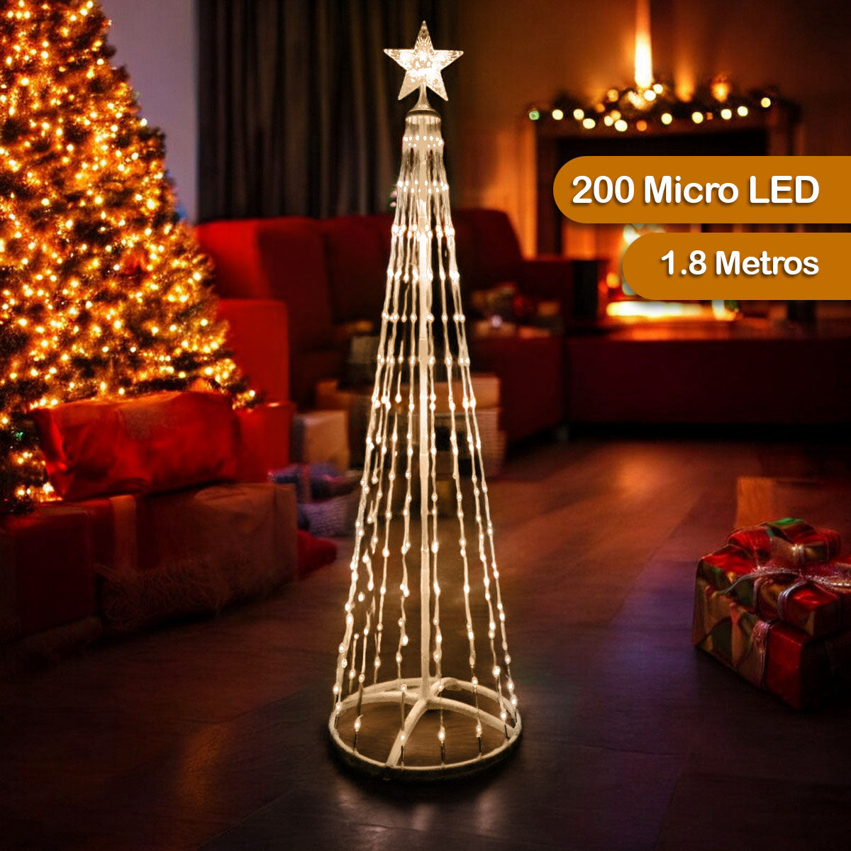 Arbol De Tiras Micro LED 1.8 M 200L 1622