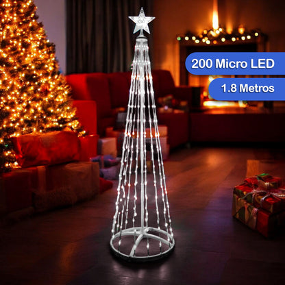 Arbol De Tiras Micro LED 1.8 M 200L 1622