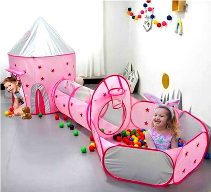 Túnel Carpa y Piscina + 100 pelotas