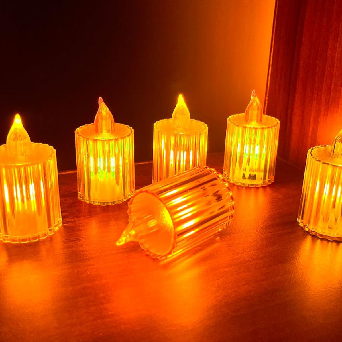 Velas LED X24 Texturizada Mediana L022