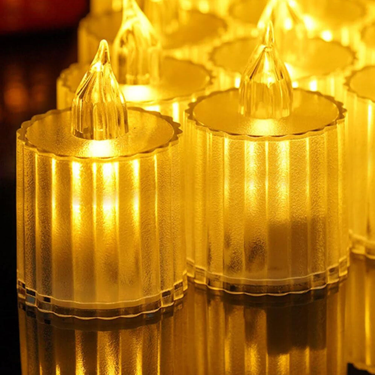 Velas LED X24 Texturizada Mediana L022