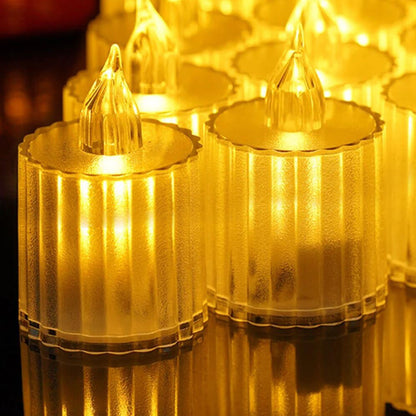 Velas LED X24 Texturizada Mediana L022