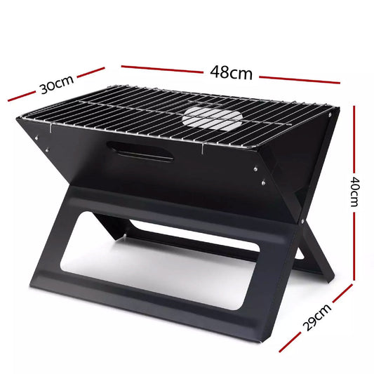 Asador Parrilla Grande Plegable 48x30cm