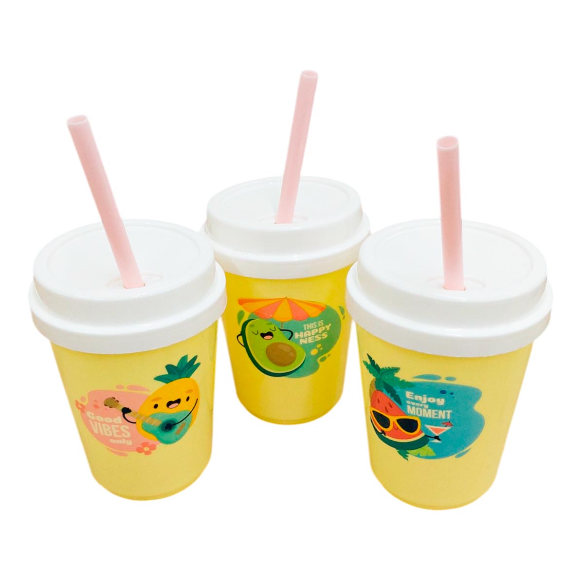 Vasos X3 Pitillo Tapa 978-802C-5E
